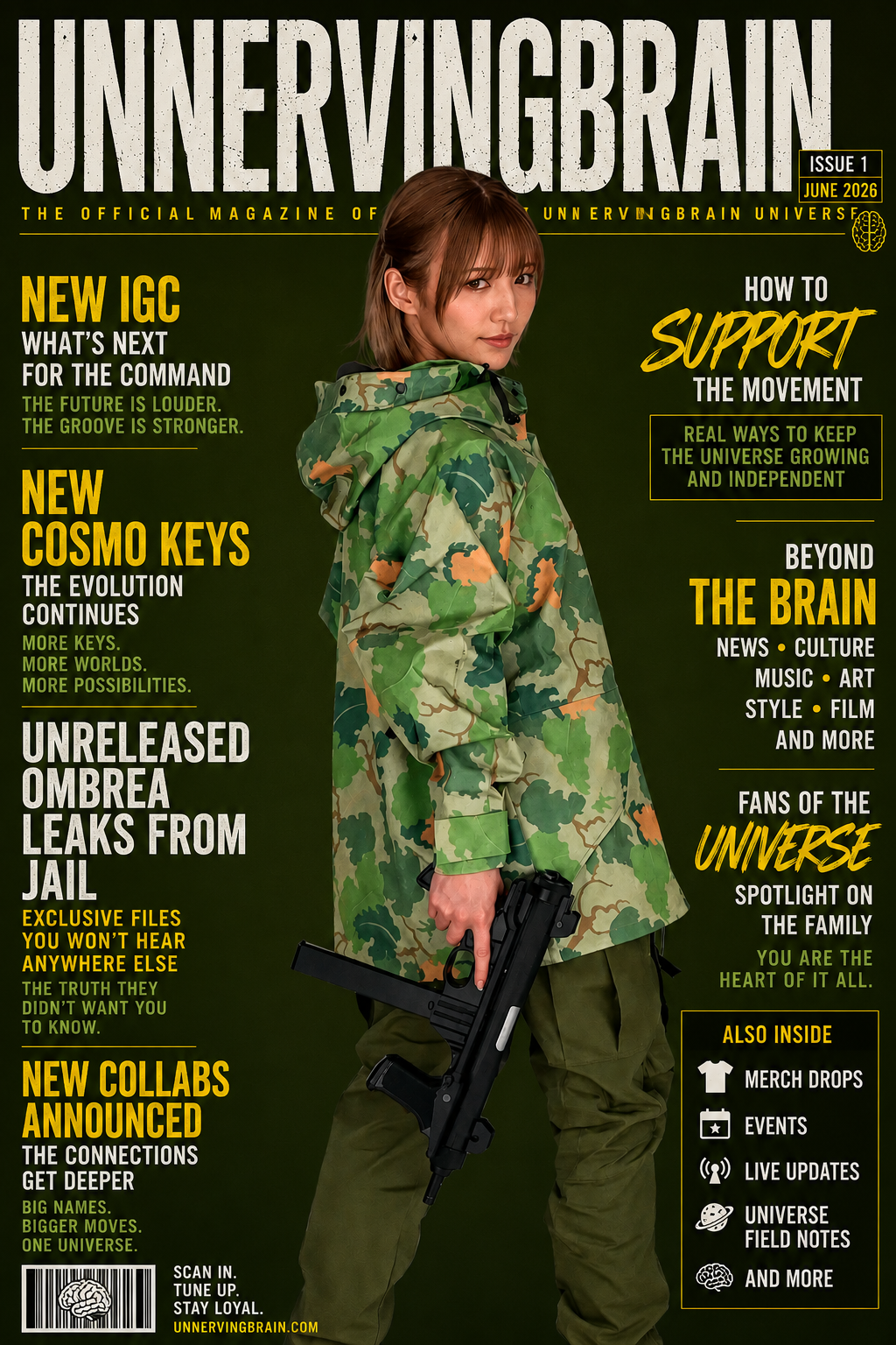 UnnervingBrain Magazine coming soon