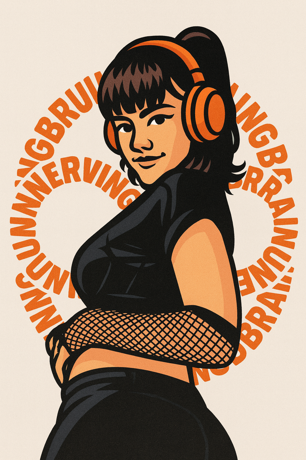 Unnerving Brain winter playlist cover art