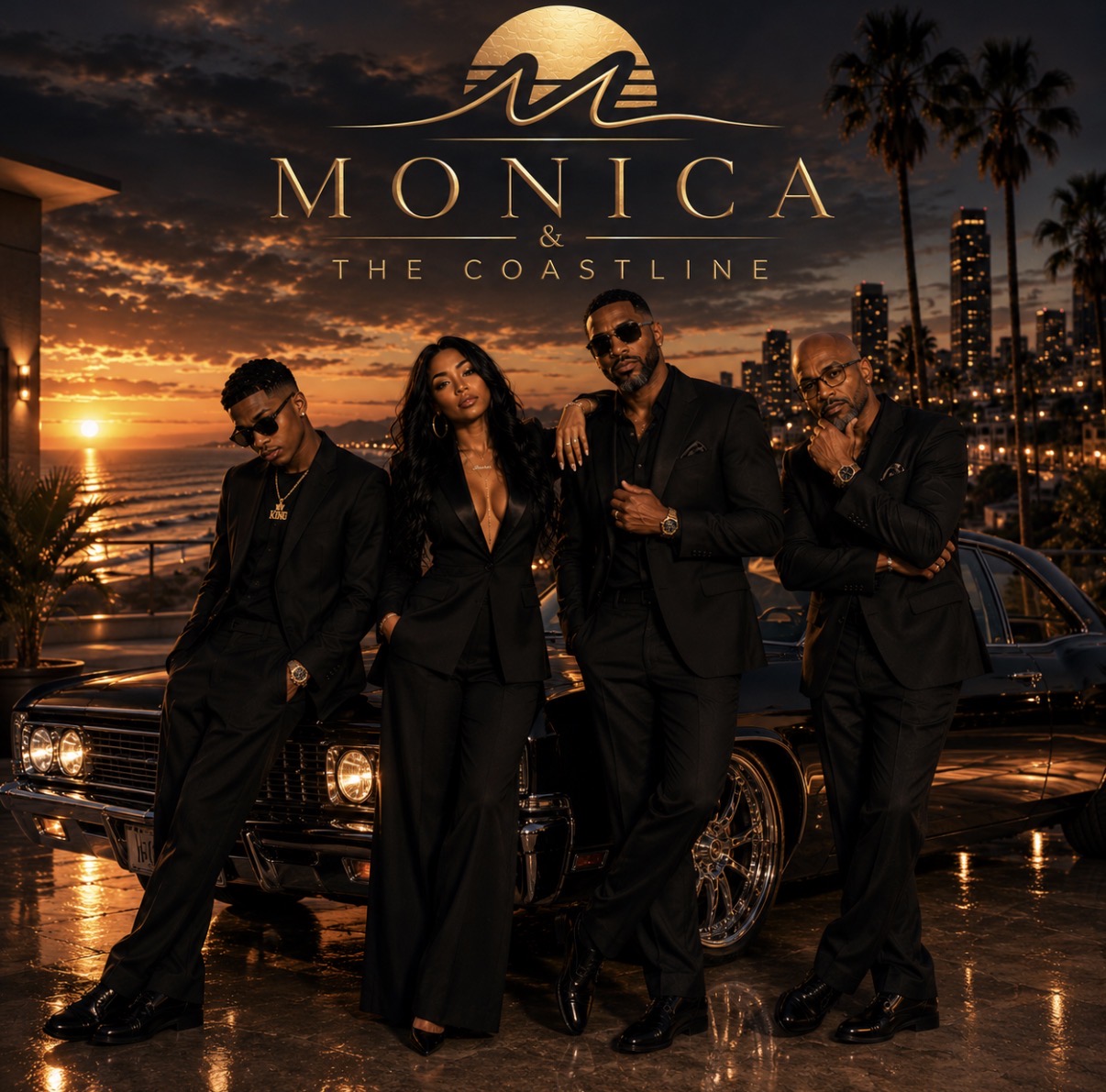 Monica & The Coastline debut album advertisement