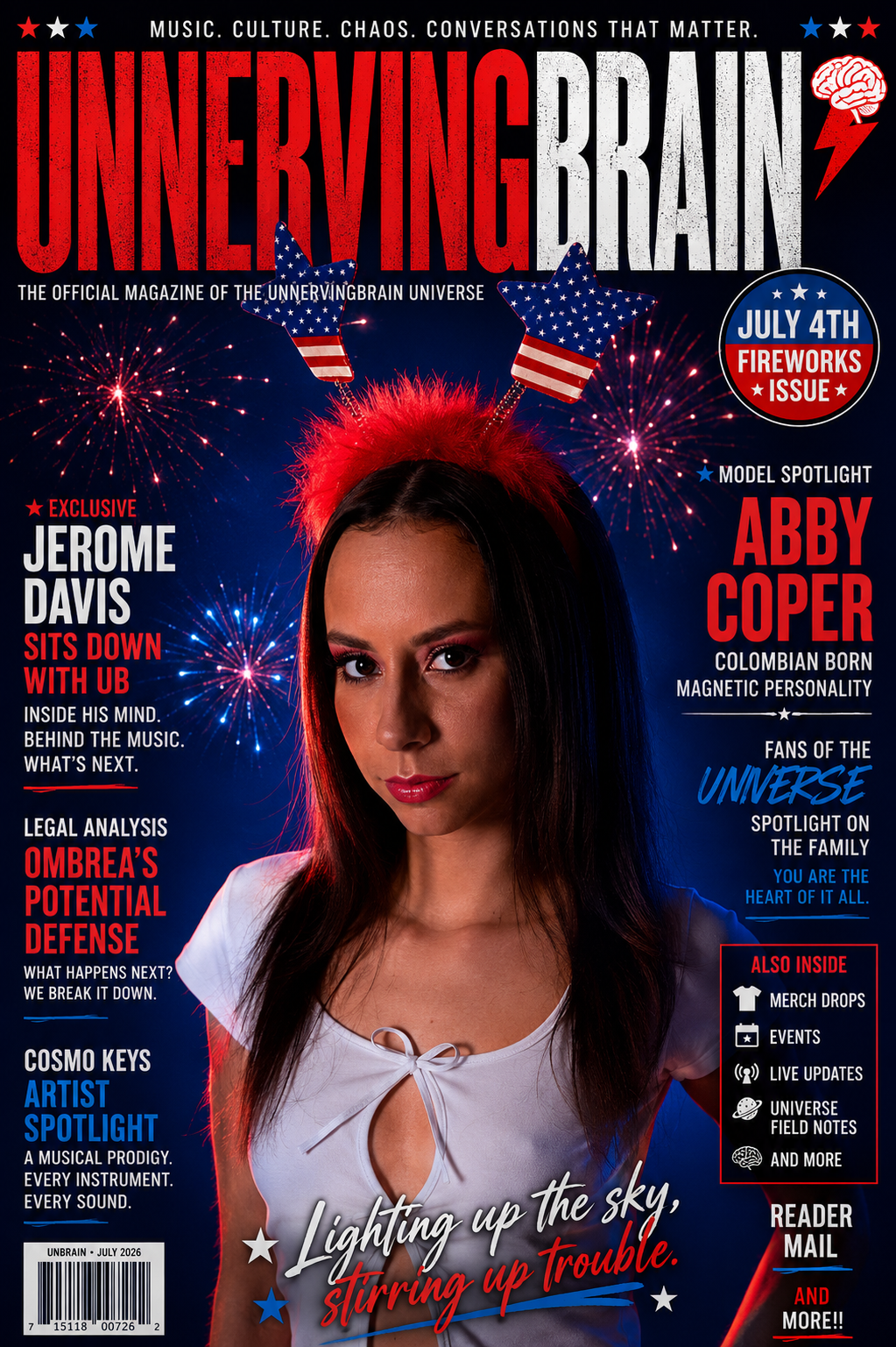 Unnerving Brain Magazine Cover